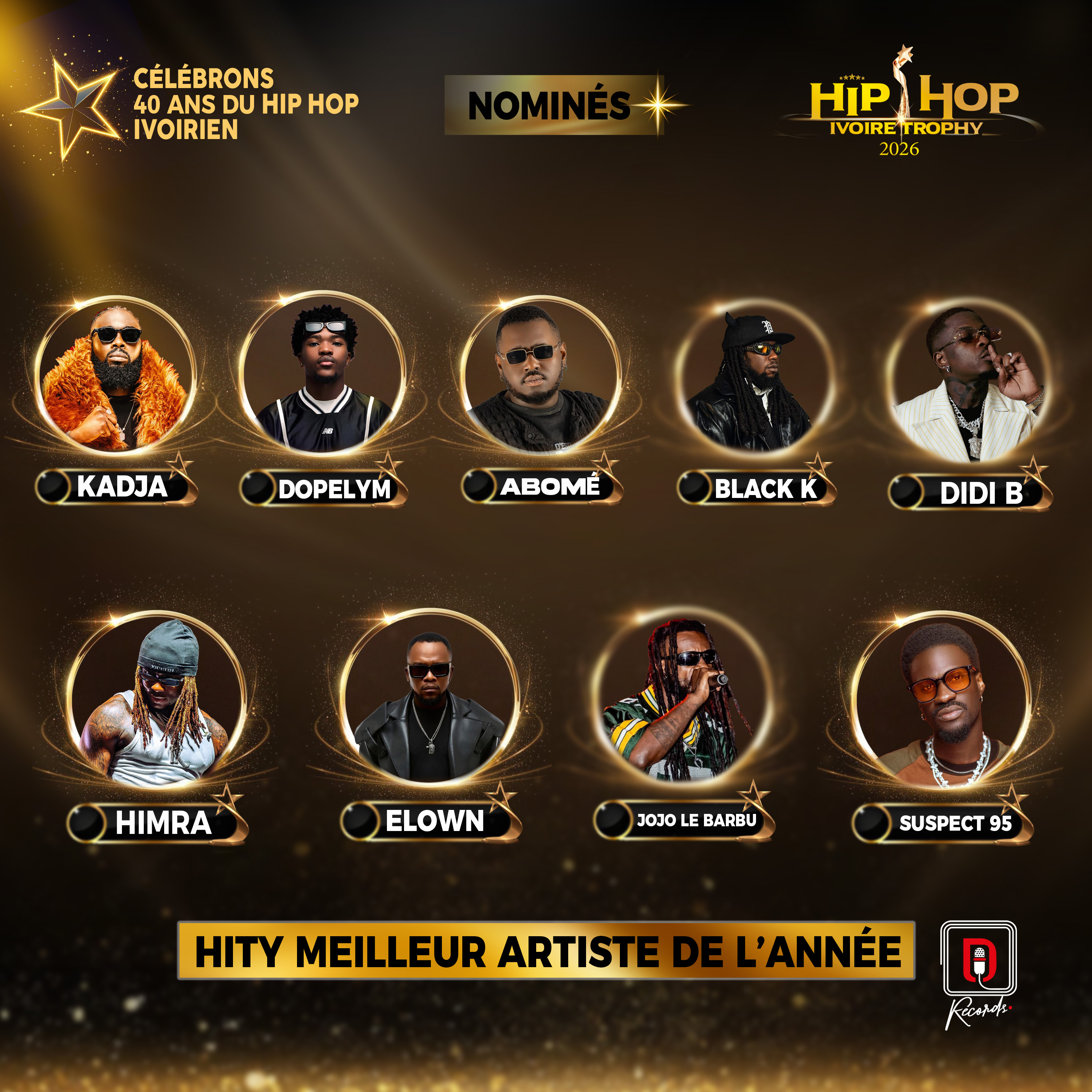 HITY MEILLEUR ARTISTE DE L’ANNÉE
